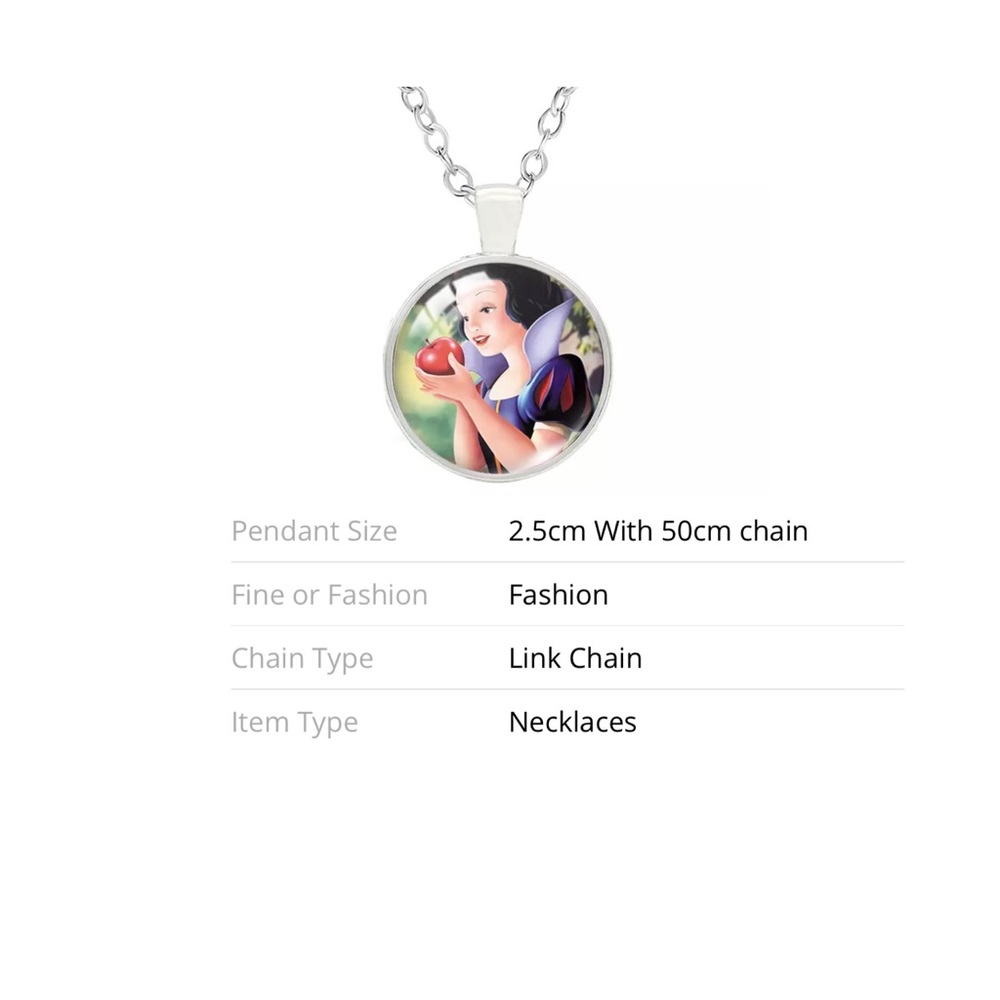 $2 Snow White necklace new in gift box $2 WITH ANY ORDER OF $10 OR MORE - Picture 2 of 10